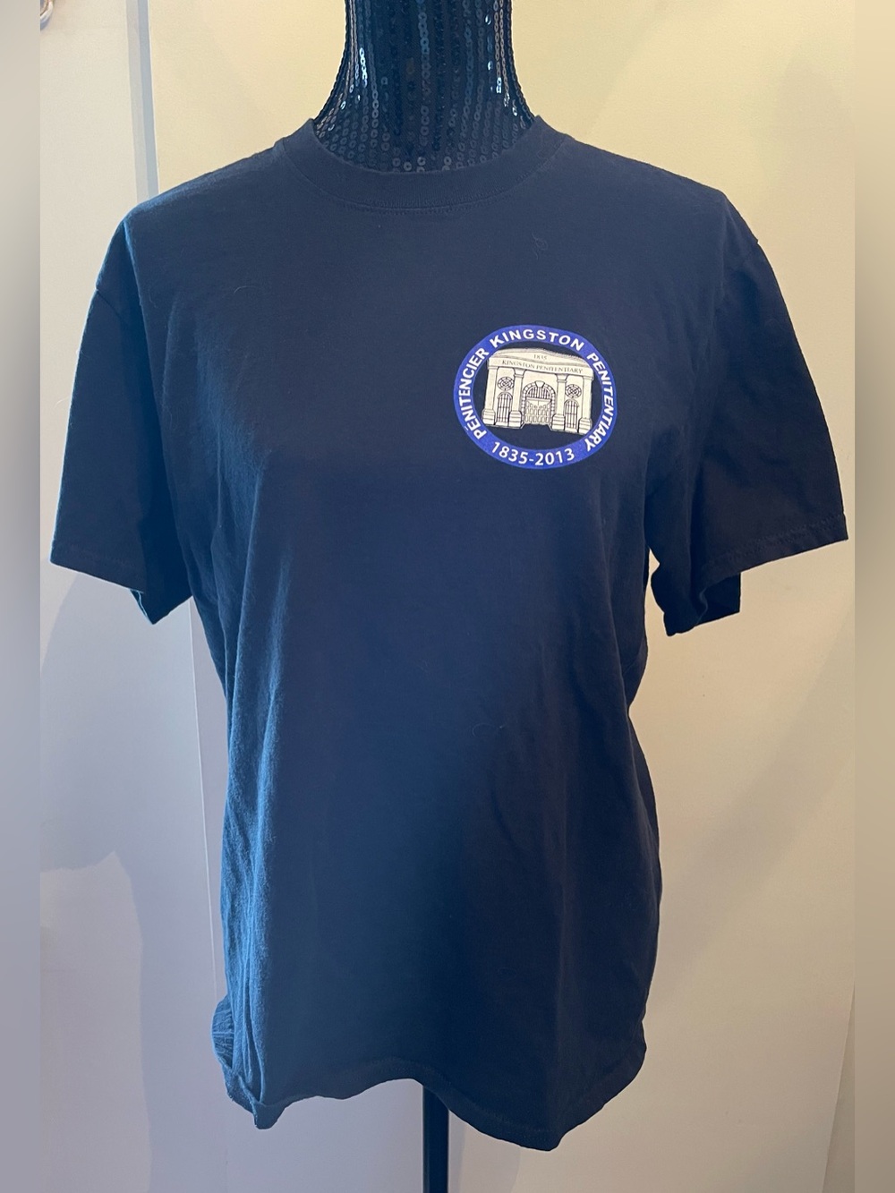Black Kingston Pen Short-Sleeve T-Shirt Size Medium